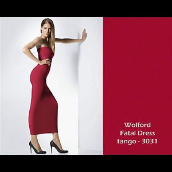 wolford red dress